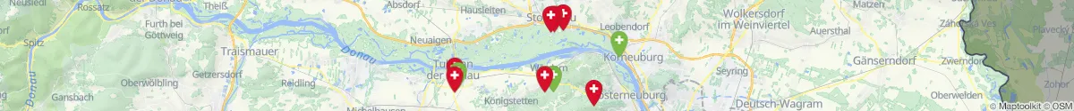Map view for Pharmacies emergency services nearby Zeiselmauer-Wolfpassing (Tulln, Niederösterreich)